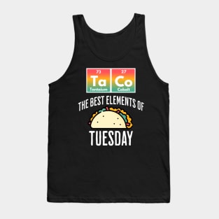 TaCo Tuesday Periodic Table of Elements design Tank Top